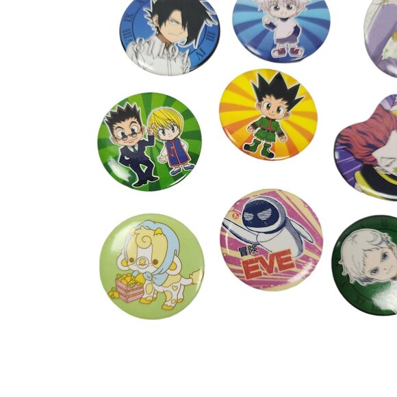 Pop Culture Button Pin Lot of 12 Assorted Characters Anime Furby More - Picture 7 of 7